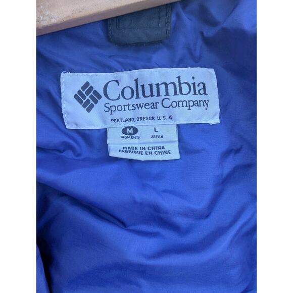 Vintage Columbia X Bugaboo Women's Full Zip Jacket Sz Medium Retro 90s Outdoors - Picture 7 of 7